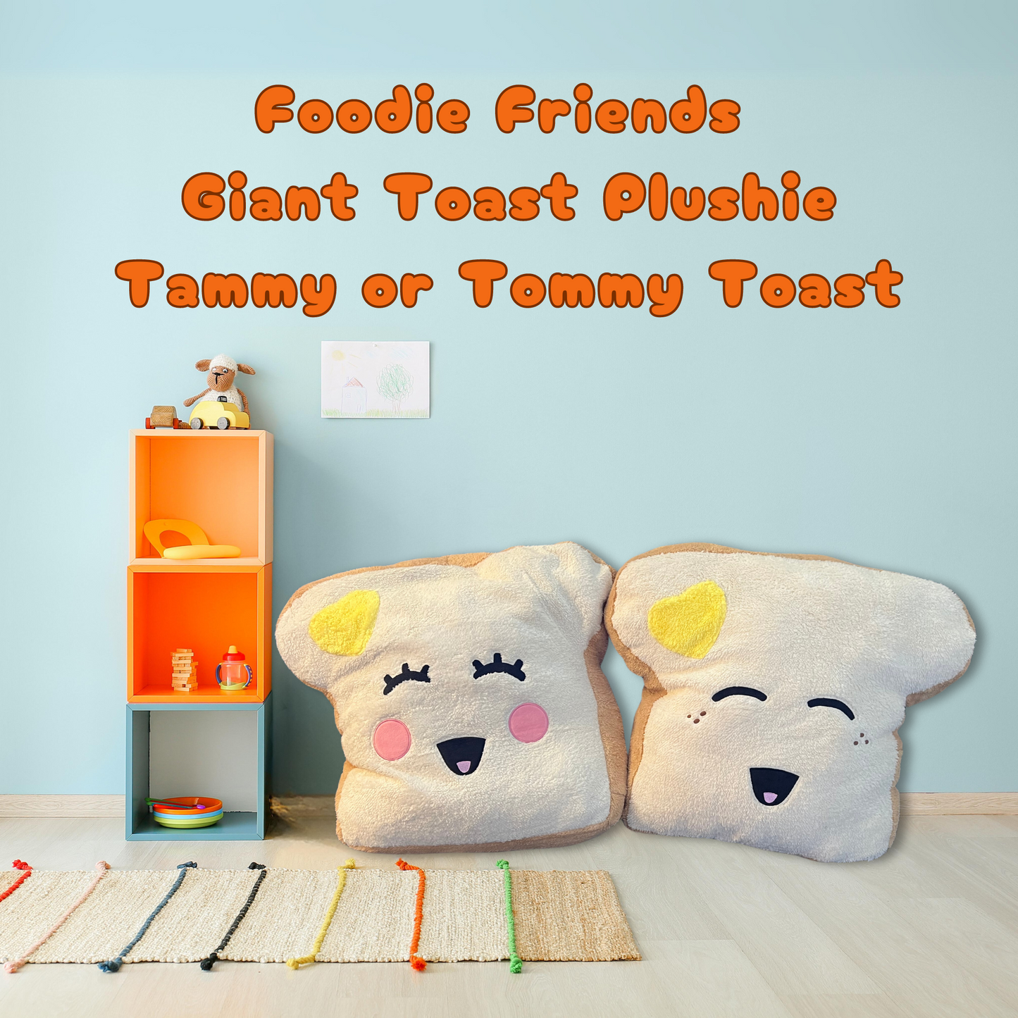 Giant Toast Plushie Designed by me