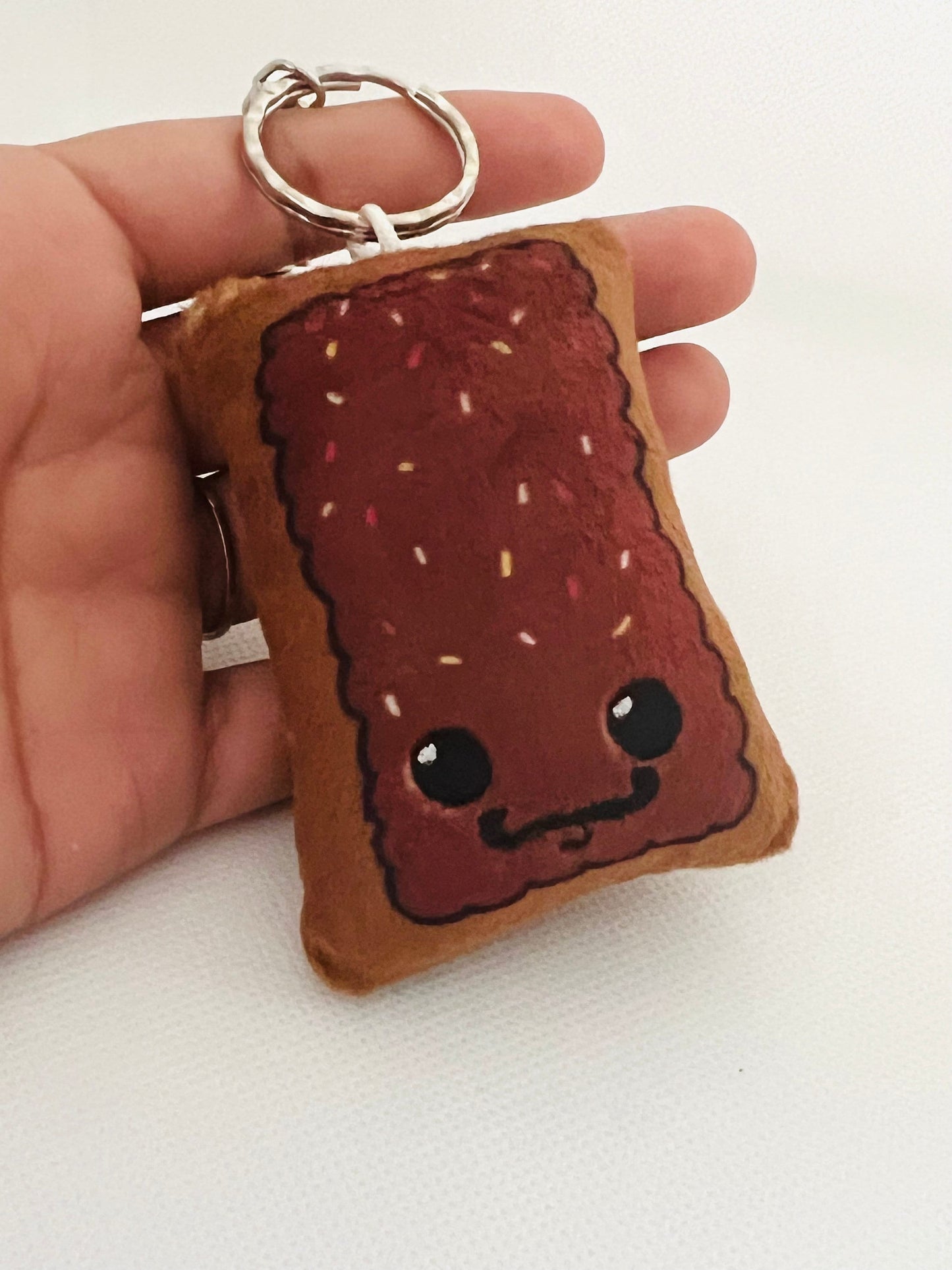 Chocolate Papa Pastry Soft Plushie Plush Keychain designed by me