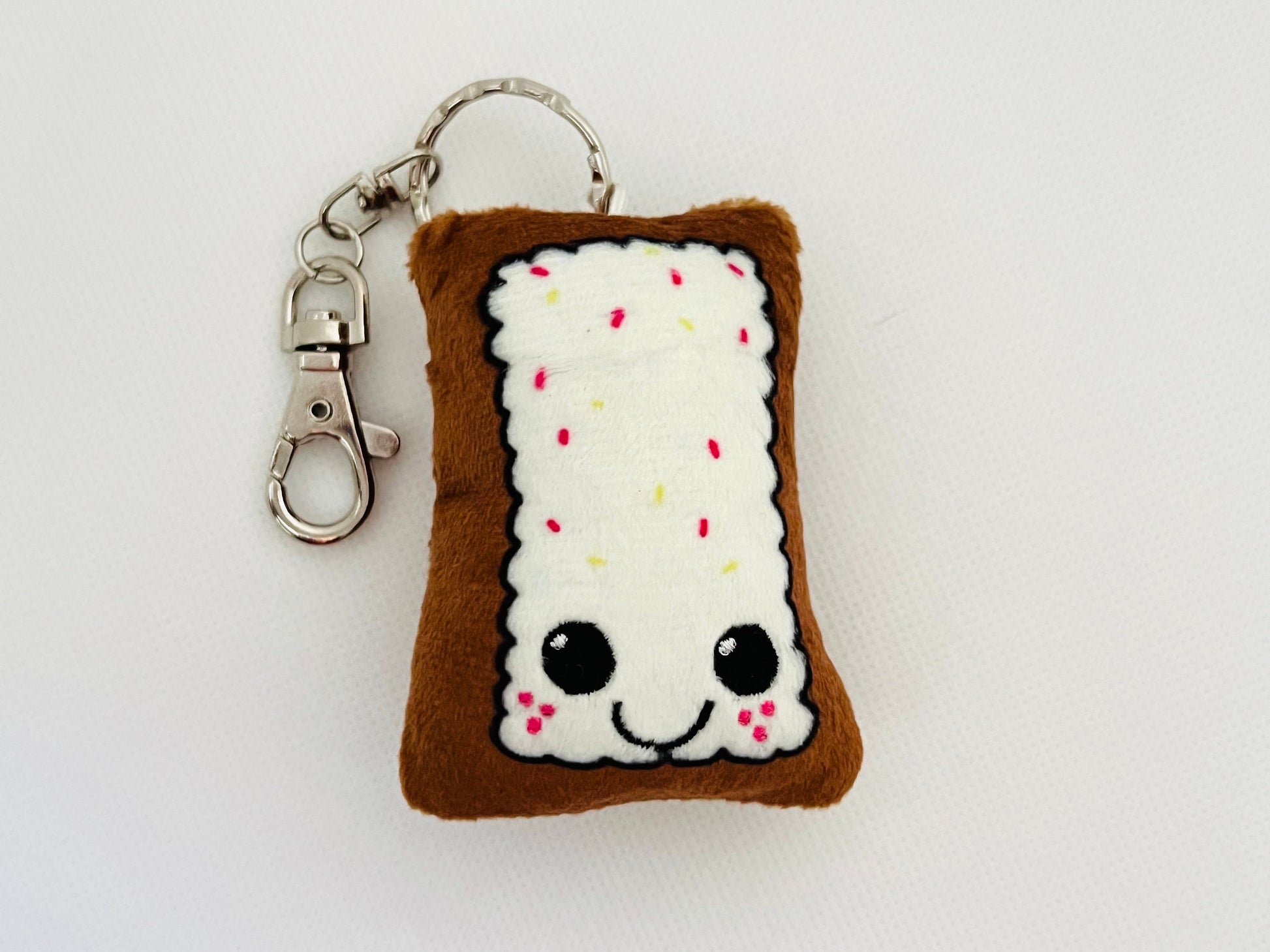 Pastry Family Keychains Set of Three Soft Plushie Plush Keychain designed by me