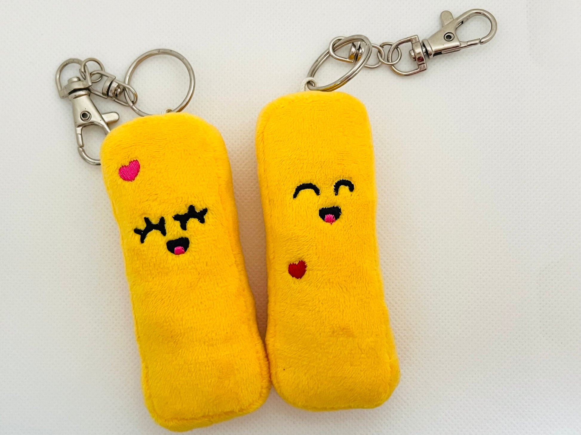 French Fry Plush Keychain designed by me