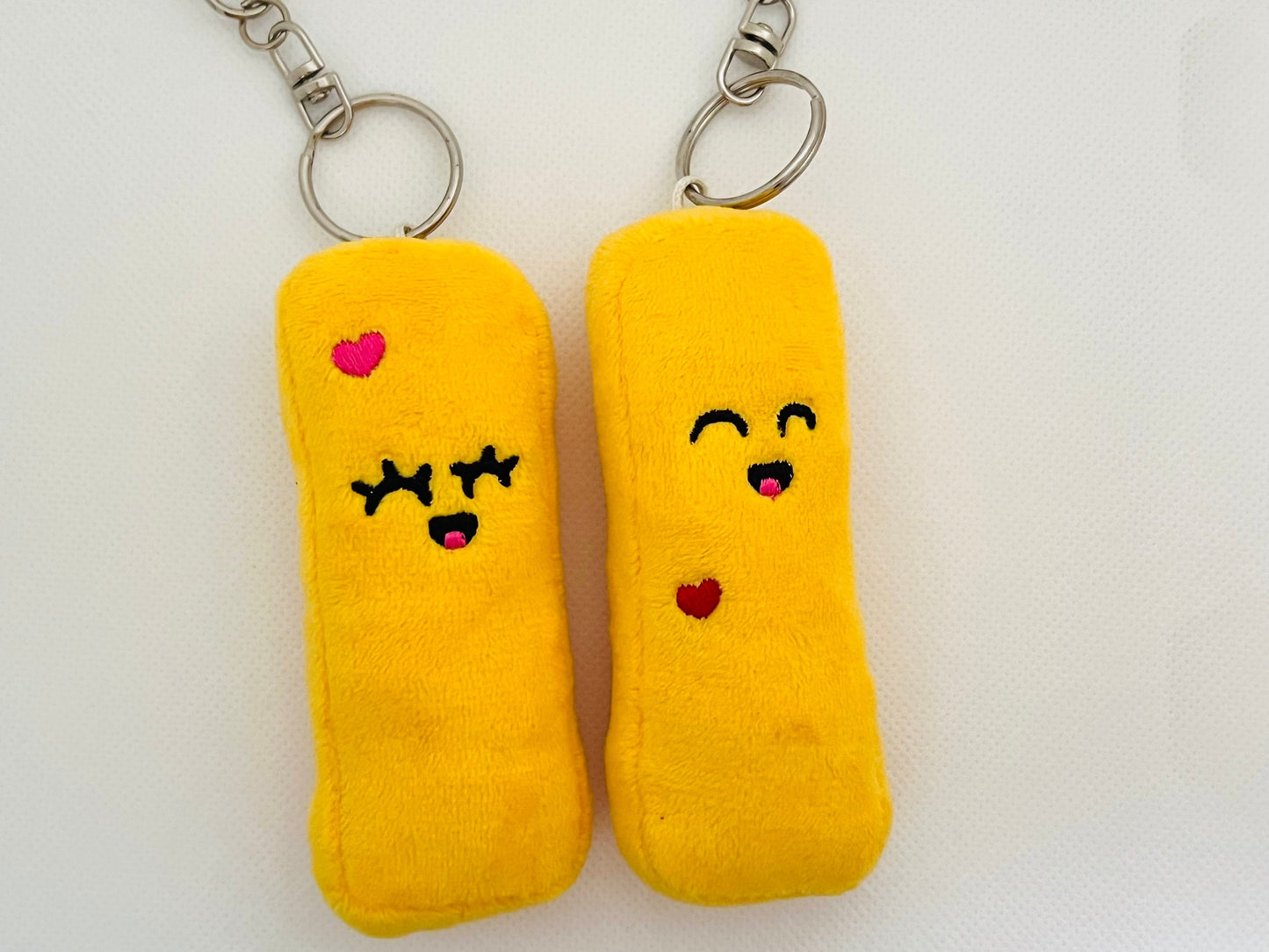 French Fry Plush Keychain designed by me