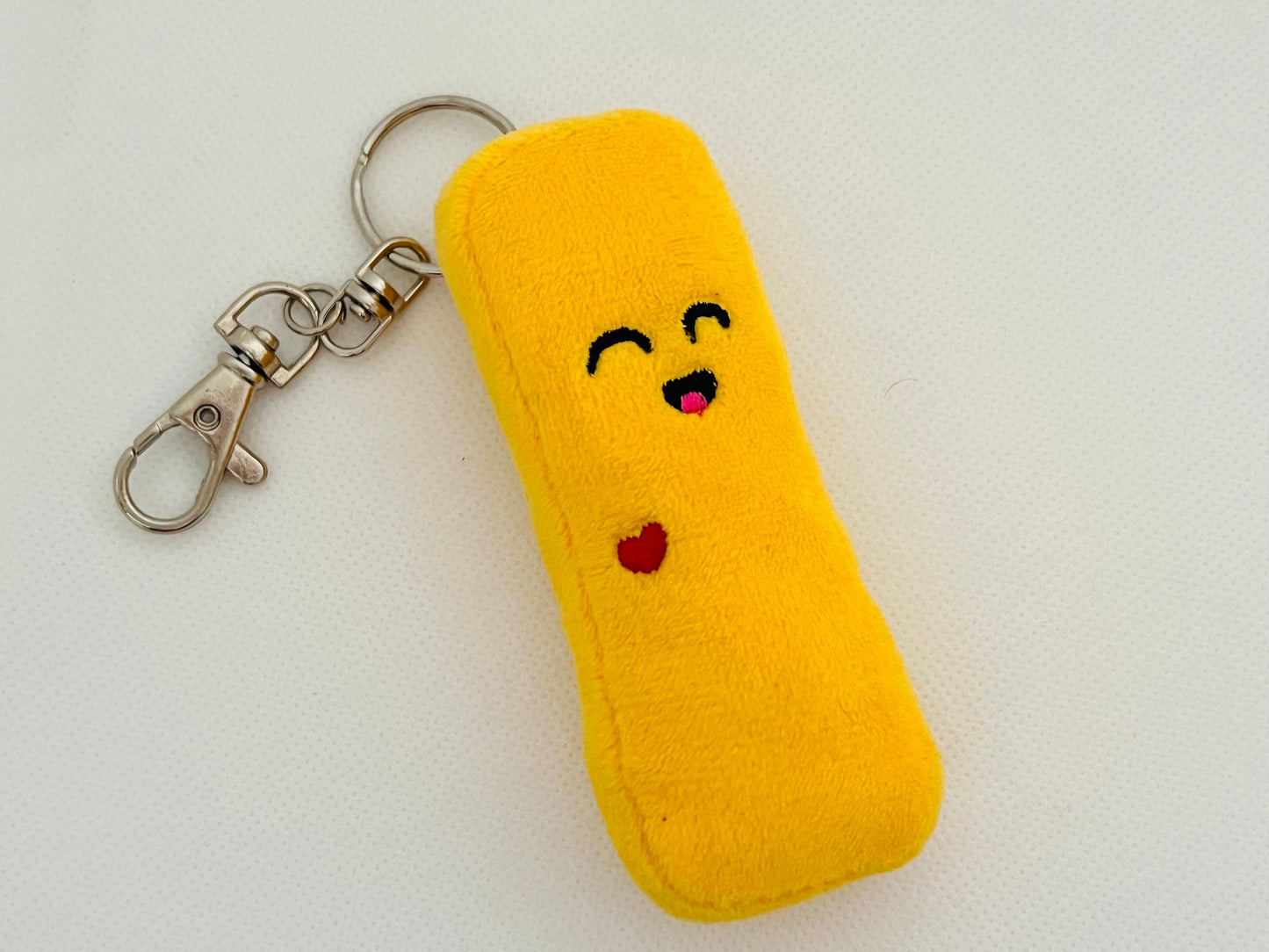 French Fry Plush Keychain designed by me