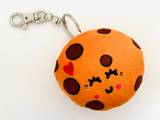 Chocolate Chip Cookie Soft Plushie Plush Keychain designed by me